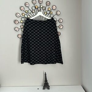 A-Line shaped sweater skirt